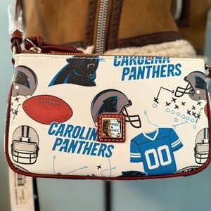 Dooney & Bourke Carolina Panthers White Pouchette